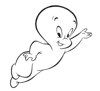 Free Casper the Friendly Ghost Cartoon Clipart - I- - ClipArt Best -  ClipArt Best