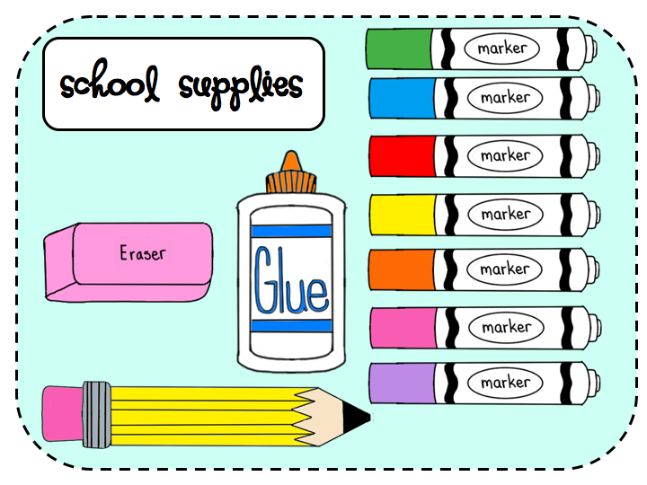 free clipart pictures of school supplies - photo #30