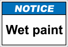 Caution Sign slippery when wet - SafetyKore.