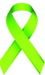 Lime Green Awareness Ribbon Clip Art