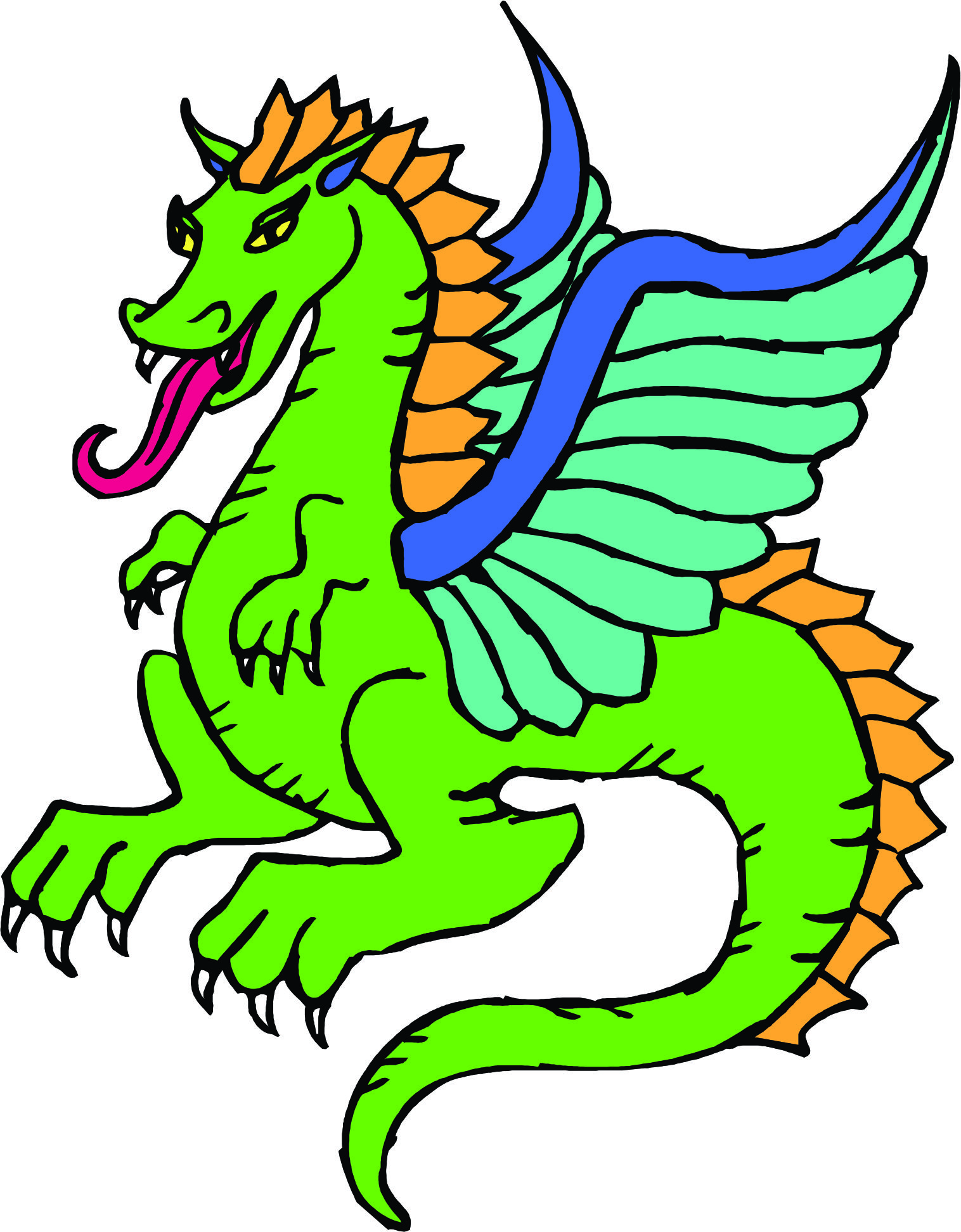 clipart of dragons - photo #31