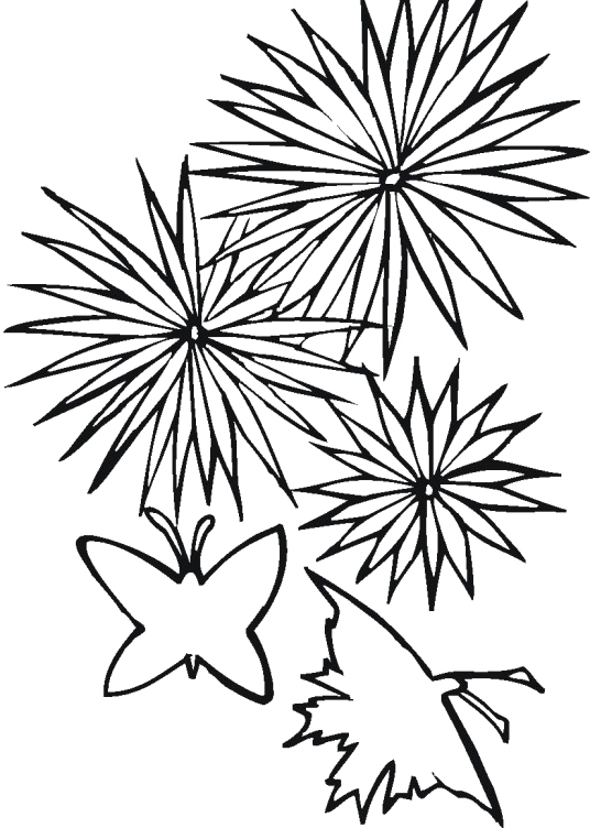 Acquaint Butterfly Flower Coloring Page - Flowers Coloring Pages ...