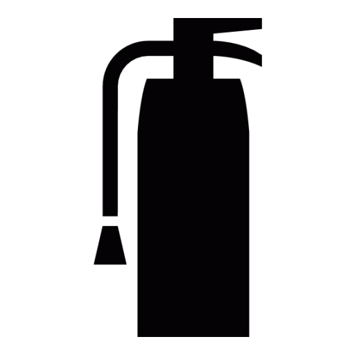 Black fire extinguisher 2 icon - Free black fire extinguisher icons