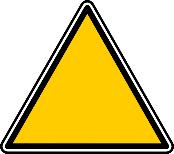 Warning Sign Symbol Svg Vector Clip Art Royalty