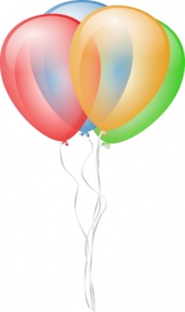 Balloons clip art | Download free Vector