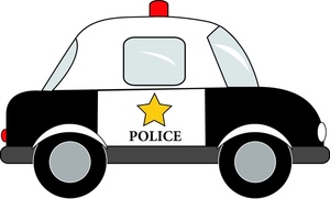 Police Car Clipart Image - Police car cartoon