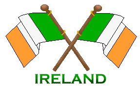 St. Patrick's Day clip art of crossed Irish flags and crossed ...