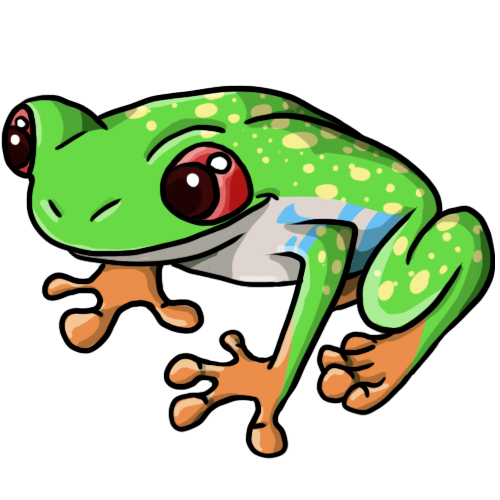 14 FREE Frog Clip Art Drawings and Colorful Images