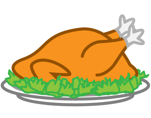 Free Baked Turkey Clip Art