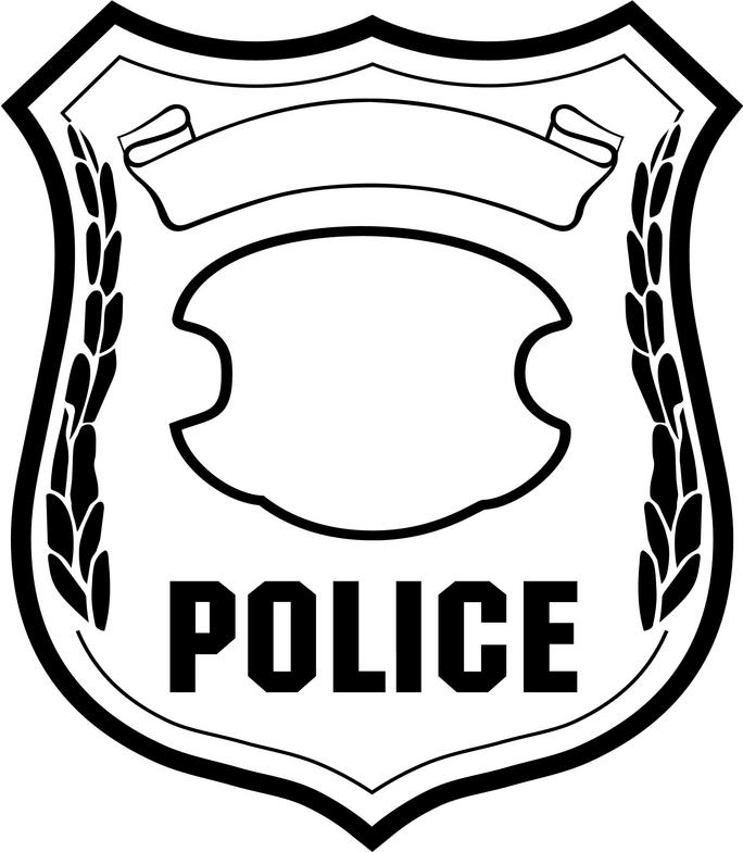 police hat clip art black and white - photo #10