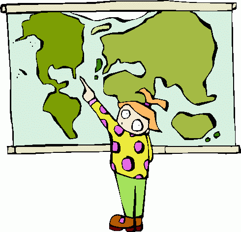 student_&_map_2 clipart - student_&_map_2 clip art