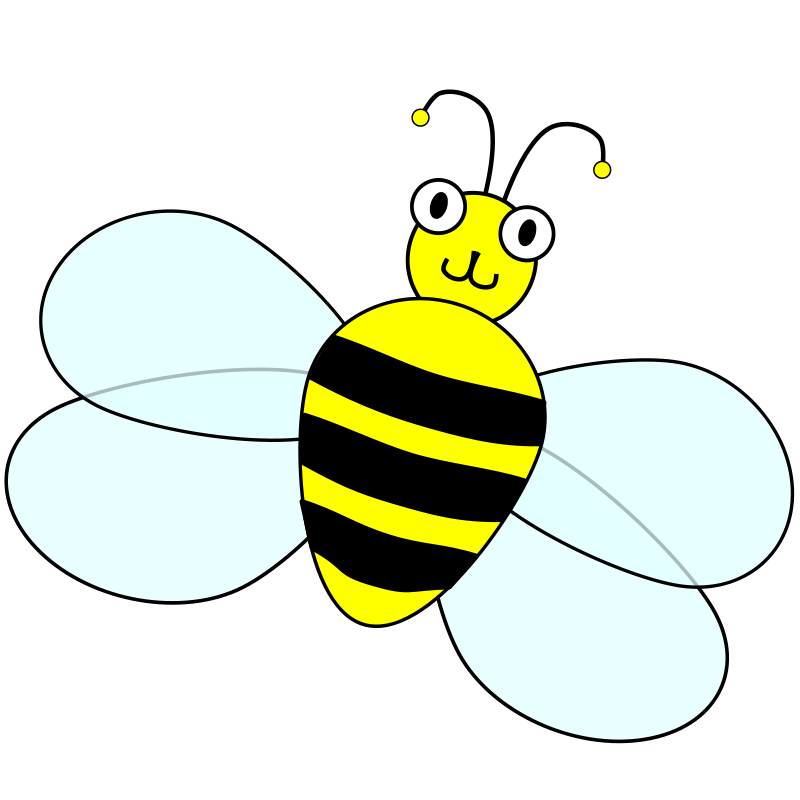 Free Cartoon Bee Clip Art