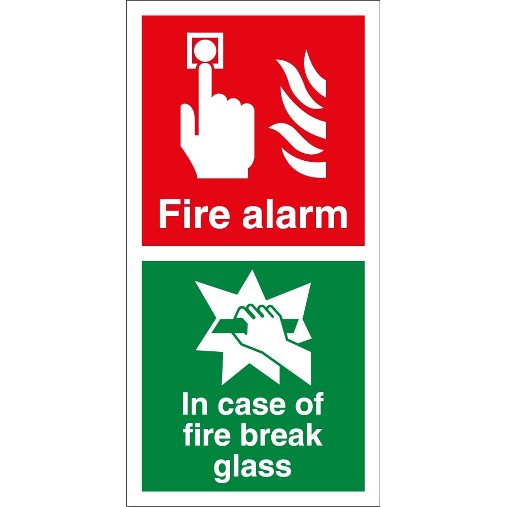 Fire Alarm In Case Of Fire Break Glass Signs - from Key Signs UK
