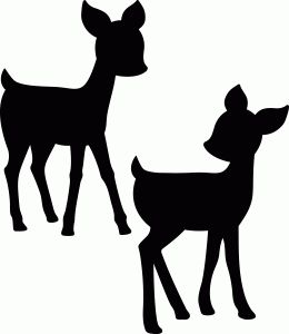 1000+ images about Things to draw | Deer silhouette ...