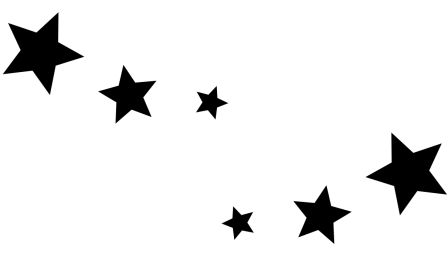 Solid Black Star Clipart