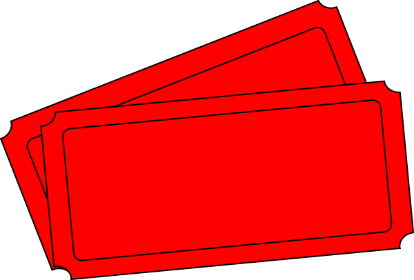 Red Tickets Clipart