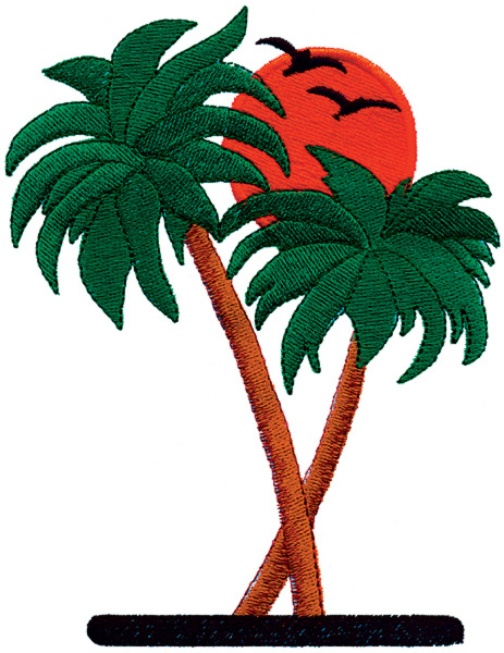 Plants(Grand Slam Designs) Embroidery Design: Palm Trees from ...