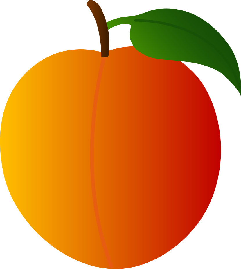 Best Peach Clip Art #16735 - Clipartion.com