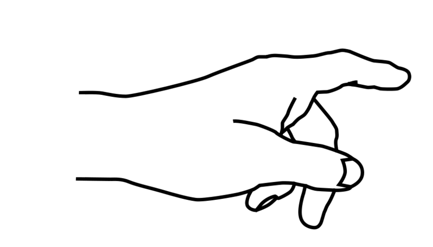 Hand With Finger Pointing Clipart - Free to use Clip Art Resource
