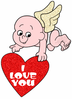 I Love You Cupid New Love MySpace Comment Graphic - Blicer
