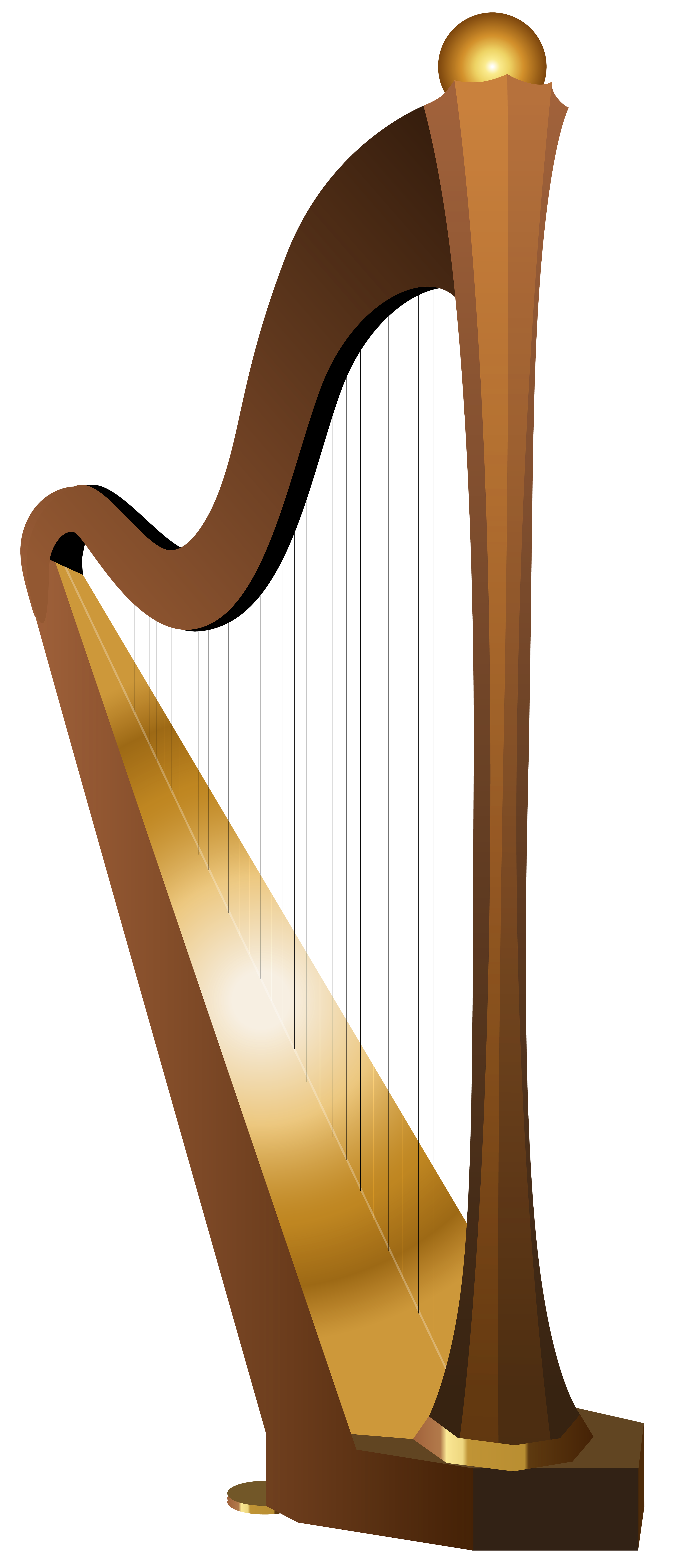 Harp Transparent PNG Clip Art Image