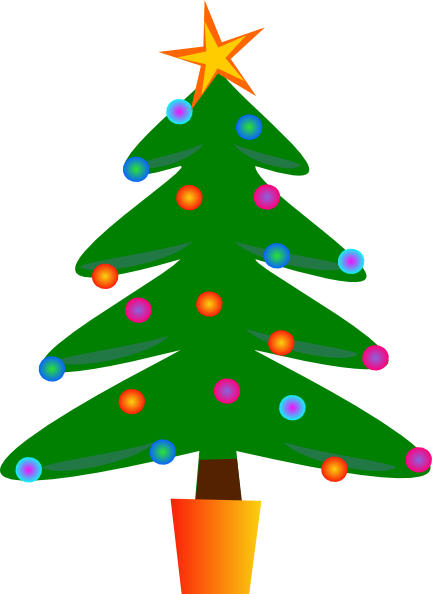 christmas clip art online free christmas tree clipart ...