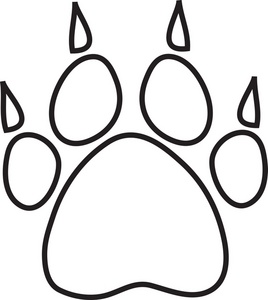 White Tiger Paw Print - ClipArt Best