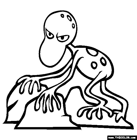 449 views Cryptids Online Coloring Pages | Page 1