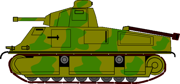 Military army vehicle clip art image #31249