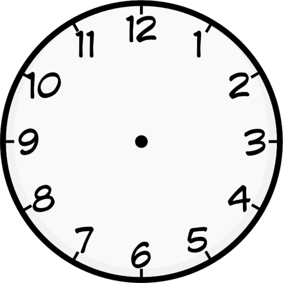 Vector Clock Face Clipart - Free to use Clip Art Resource