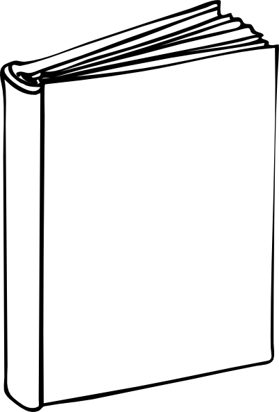 Blank Book Clipart