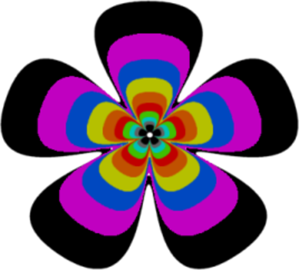 Hippie Flower Power Clipart