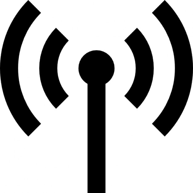 Antenna with signal transmission Icons | Free Download