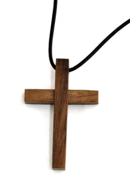 Block Wood Cross Pendant - Christianbook.com