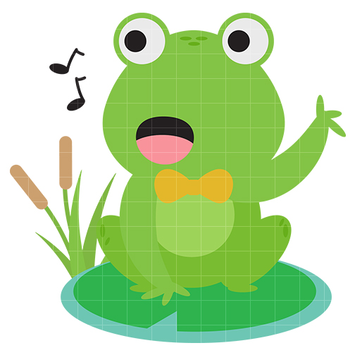 Cute frog clip art