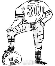 Nfl Football Player Drawings - Free Clipart Images