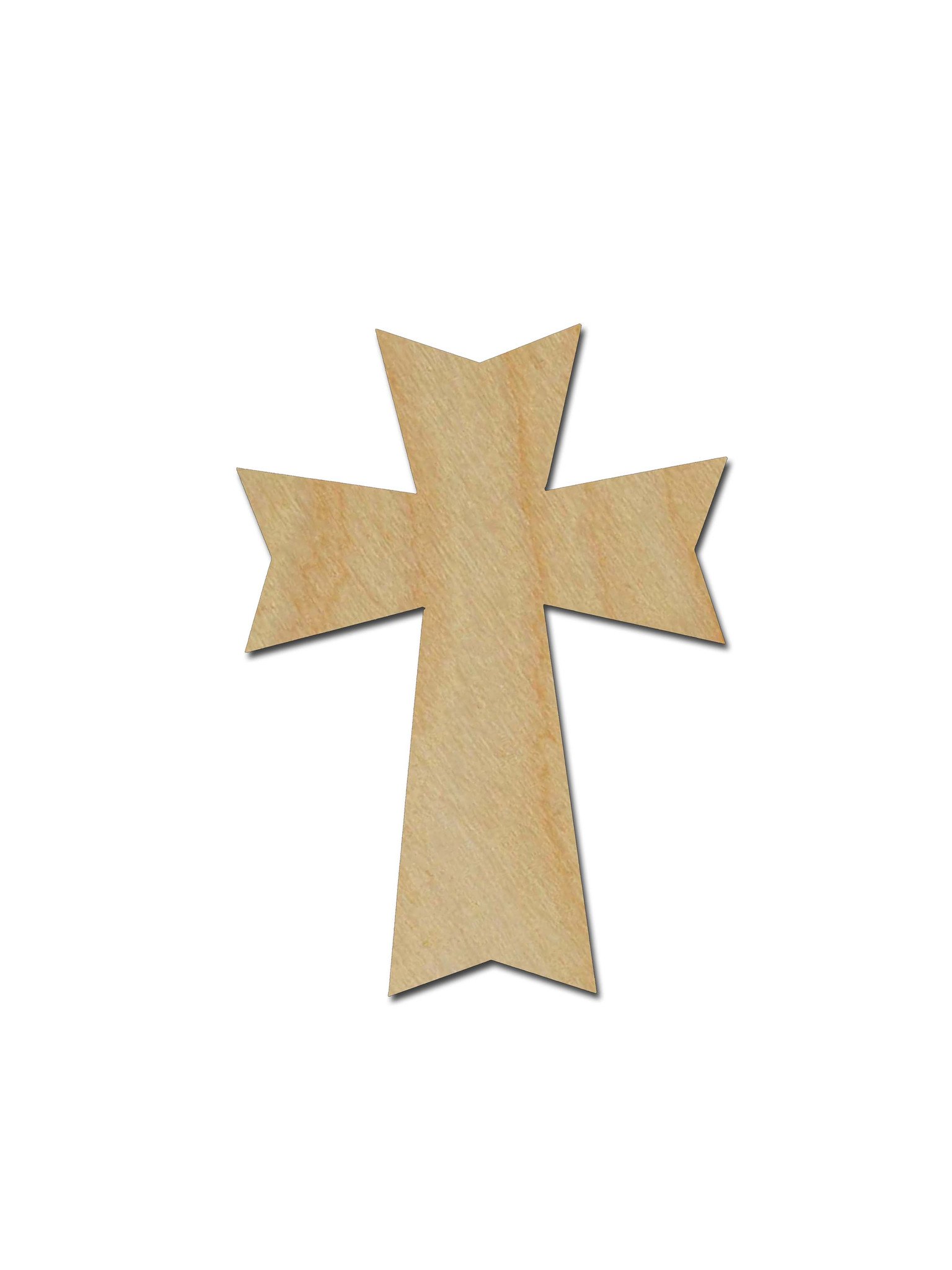 Unfinished Wood Cross Cutout MDF Craft Crosses Variety of Sizes ...