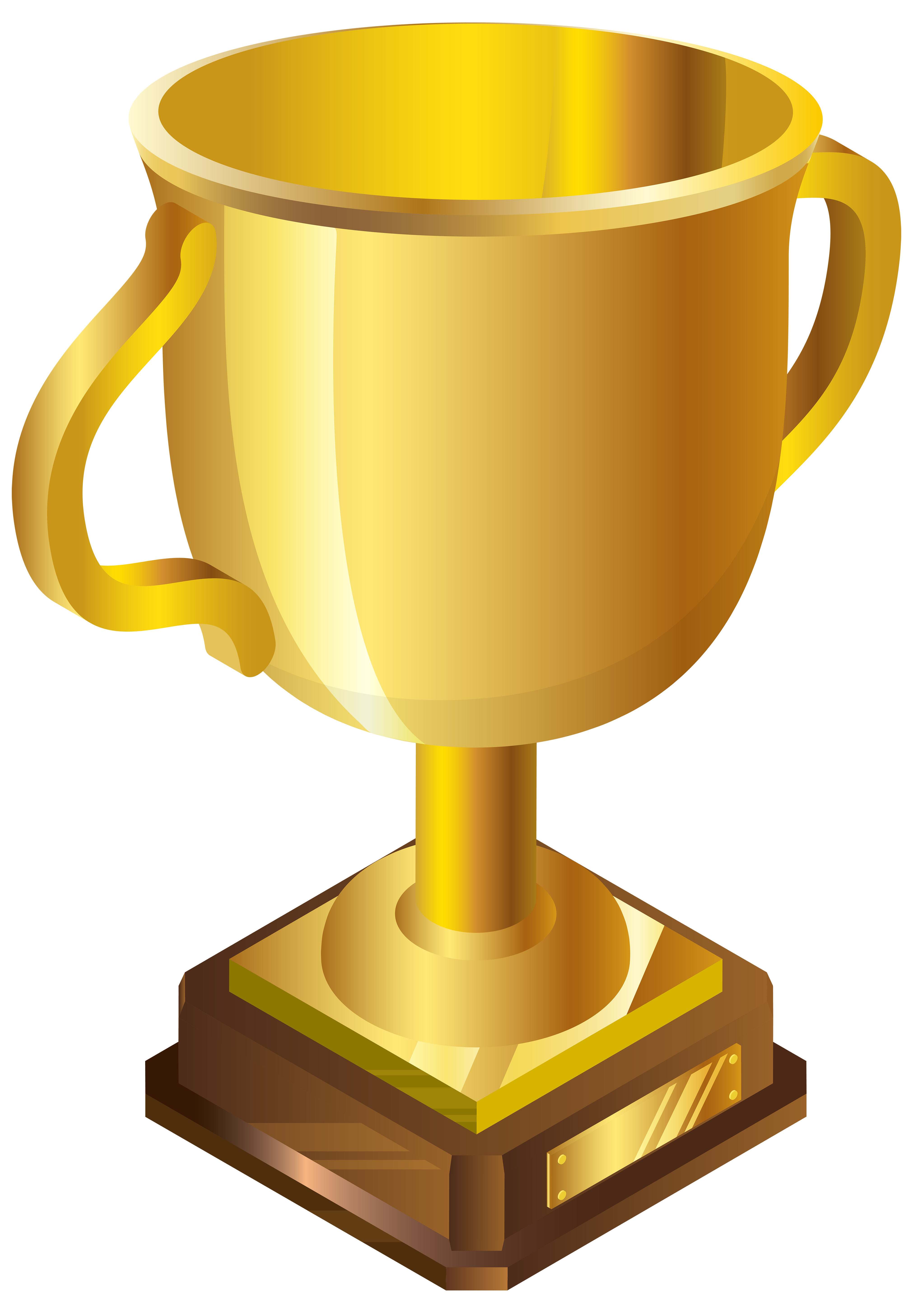 Gold Cup PNG Clip Art Image