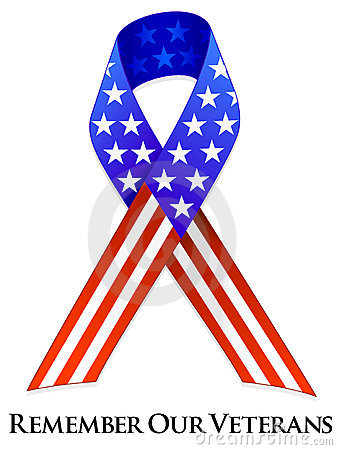 Ribbon Veterans Clipart