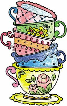 Stack Tea Cup Clipart