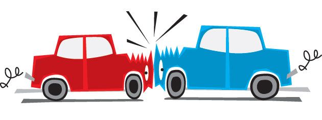 Cartoon Car Crash Clipart