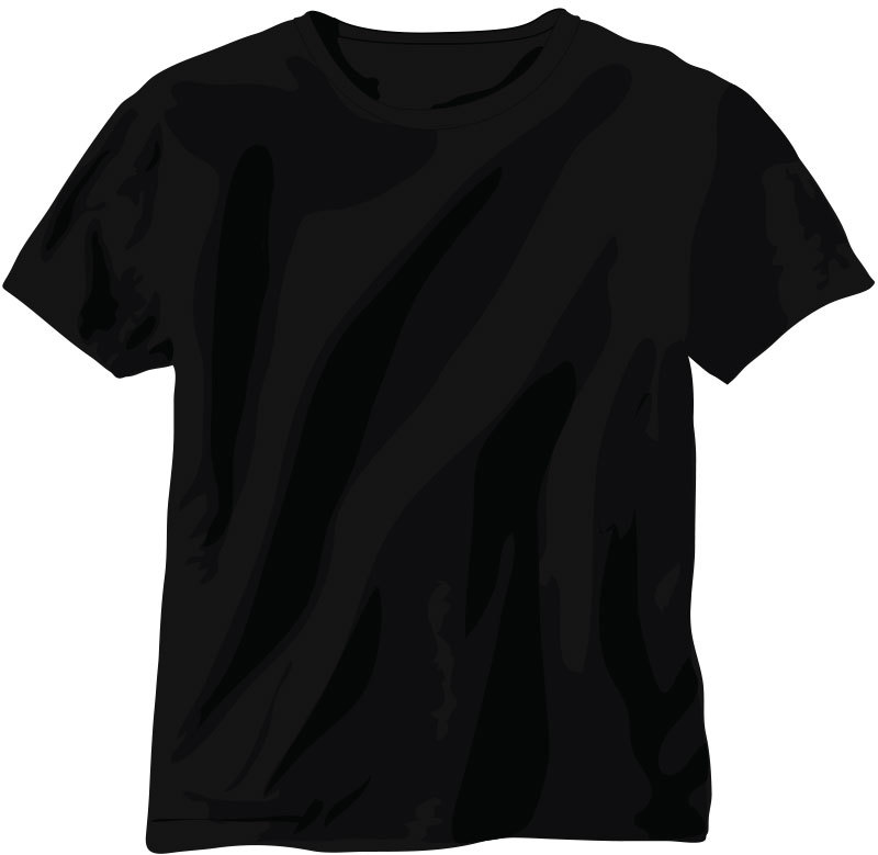 Free Back T-shirt Vector - Vector download