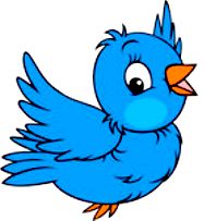 Baby Blue Bird Flying Cartoon | Like Success