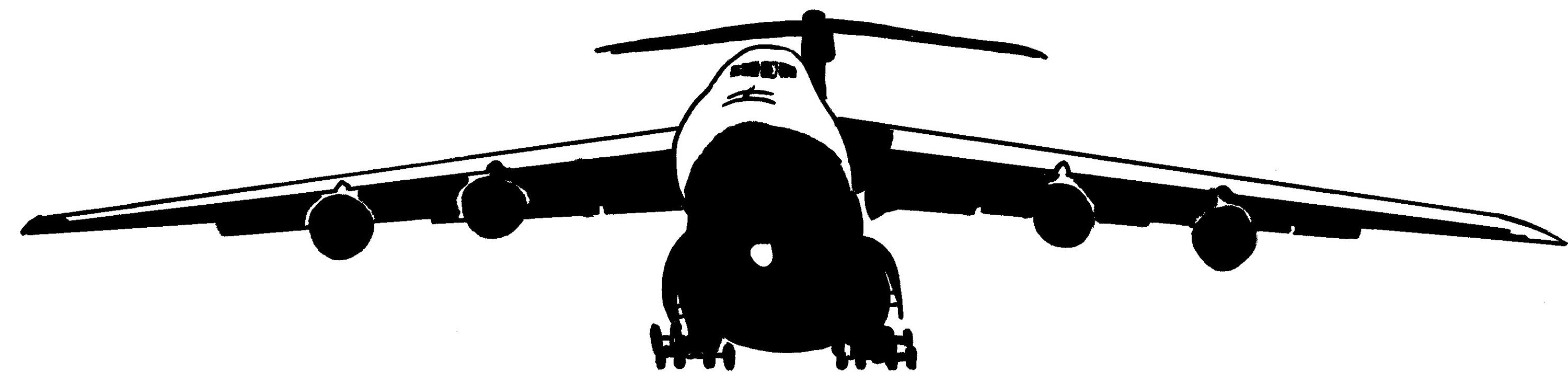 C-130 Silhouette Clipart