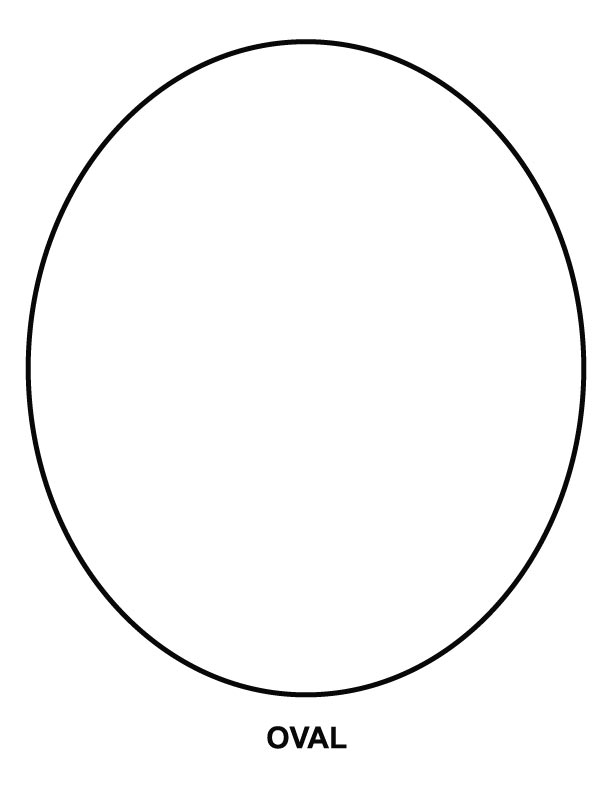 Printable Printable Oval Template