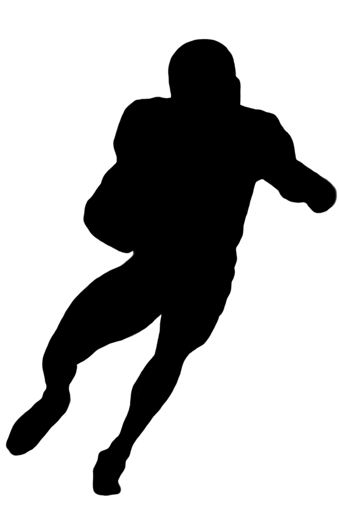 Football Player Silhouette Clipart