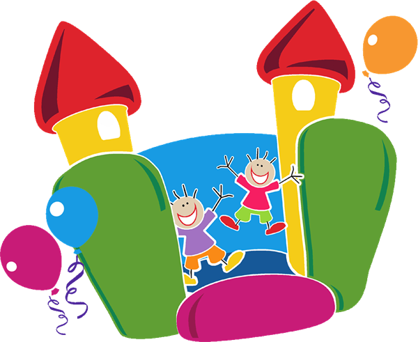 Carnival Bounce House Clipart