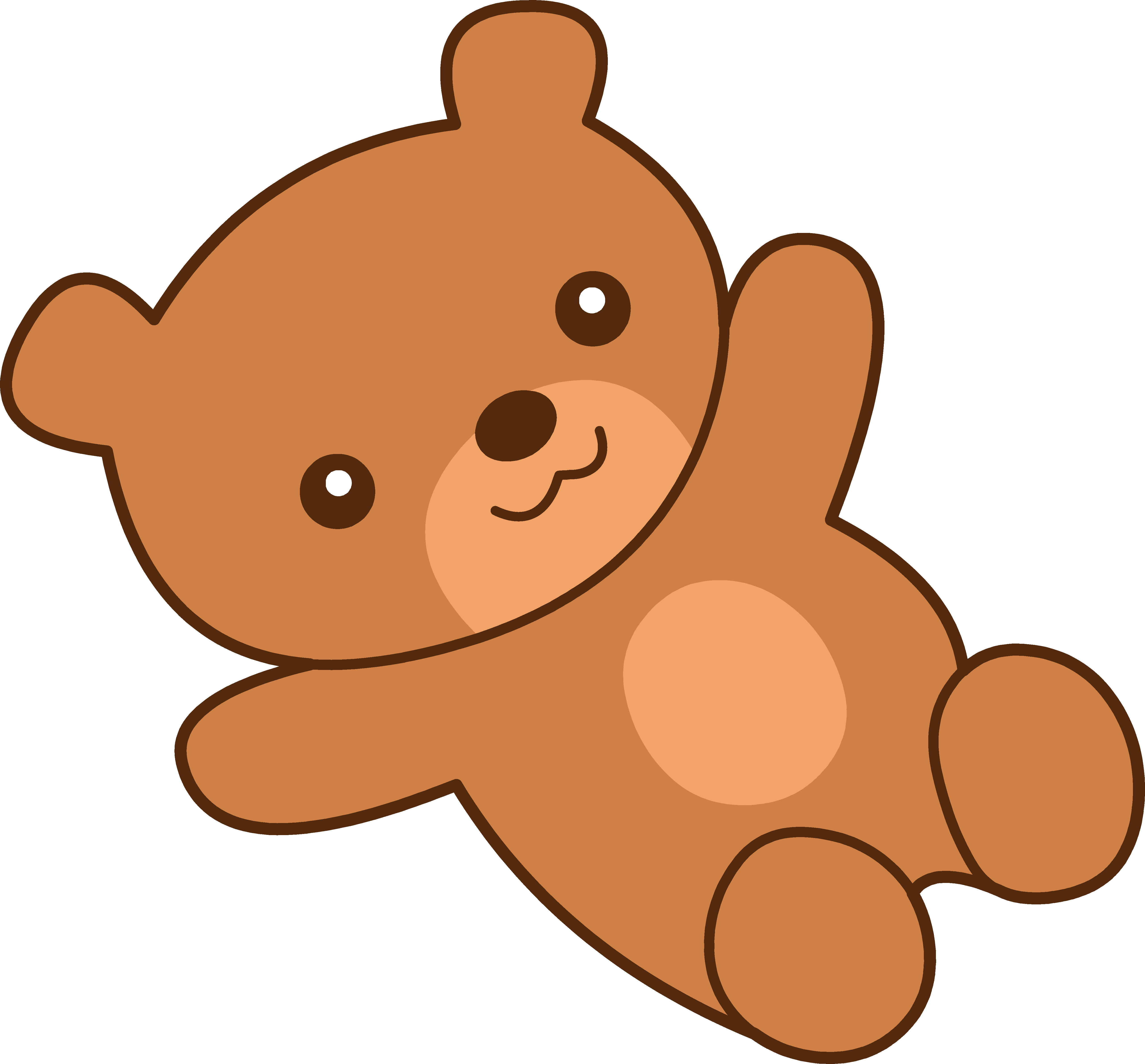 Stuffed animal bear clipart