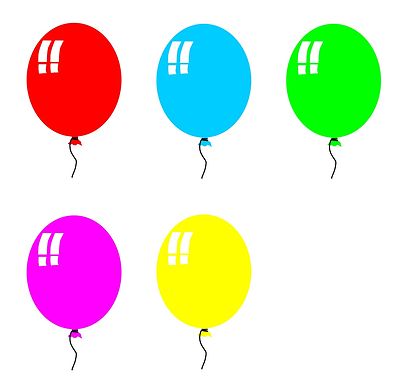 Image of Birthday Balloons Clipart #4635, Cartoon Balloon Clip Art ...