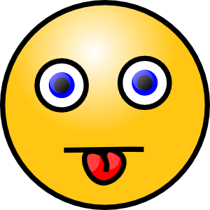 Tongue out clipart